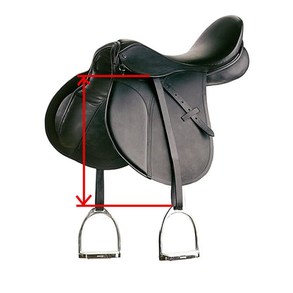 equitime comfort leather stirrup straps - 7